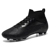 Professional Outdoor Soccer Cleats – Breathable Spike Football Shoes