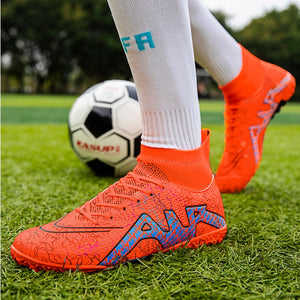 High-Top Soccer Cleats – Spike Football Shoes for Turf & Grass Play