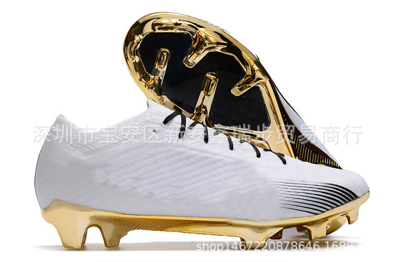 Men’s FG Soccer Cleats – Waterproof Knitted Football Shoes with Full Air Cushion