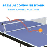 Foldable Portable Table Tennis Table Set – Indoor Ping Pong Game Table